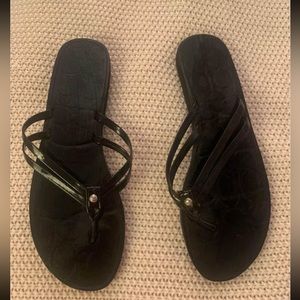 Black Coach Sandals